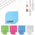 Retractable Phone Charger Cable Ruler